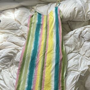 Medium knee length bodycon summer dress